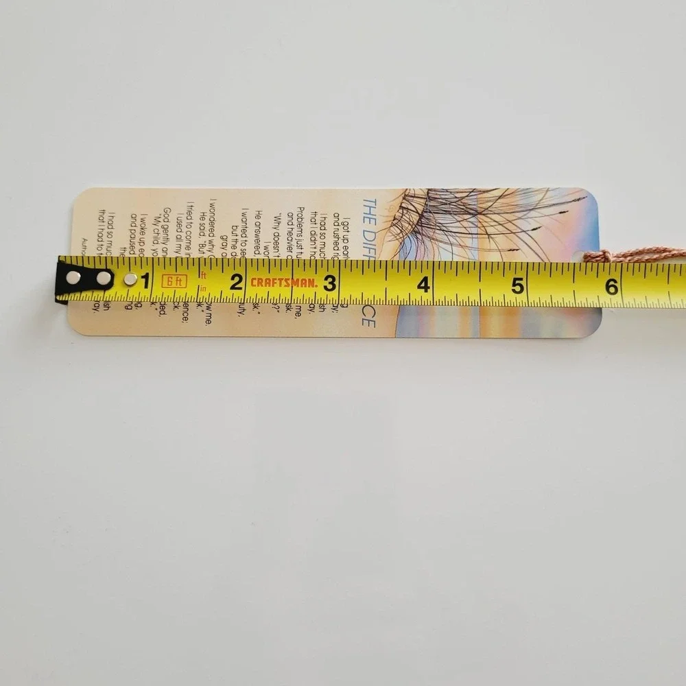 Vintage 90s Inspirations Bookmark The Difference sunset beach 1993 Artworks TG90